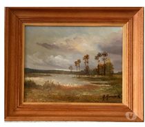 Tableau Bucolique de Anick AUCLAIR peintre éguzonnaise.