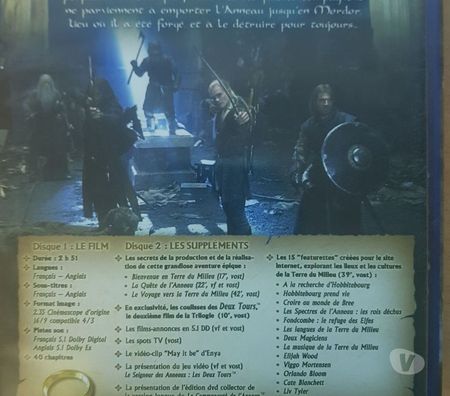 DVD occasion Paris Paris 4ème ardt - 75004 - Photos Vivastreet Dvd la trilogie Le Seigneur des Anneaux +bonus