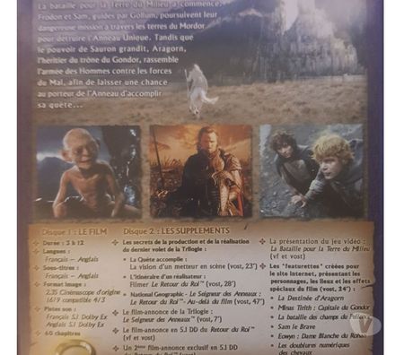 DVD occasion Paris Paris 4ème ardt - 75004 - Photos Vivastreet Dvd la trilogie Le Seigneur des Anneaux +bonus
