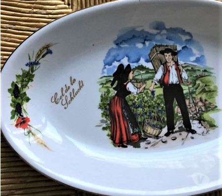 Collection Val-de-Marne Villejuif - 94800 - Photos Vivastreet Ravier en porcelaine "Les vendangeurs par ANNE EHRET (67420)