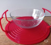 Support micro-ondes avec poignées diamètre 23.5 cm