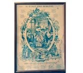 Gravure fin19èm Chanson et Légende-JARVILLE-Nancy