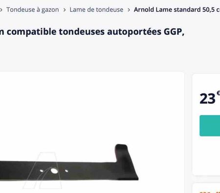  Nord Valenciennes - 59300 - Photos Vivastreet Lame pour tondeuse 66