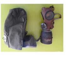 Masque à gaz de 1966 collection vintage Sac OK-Cartouche HS