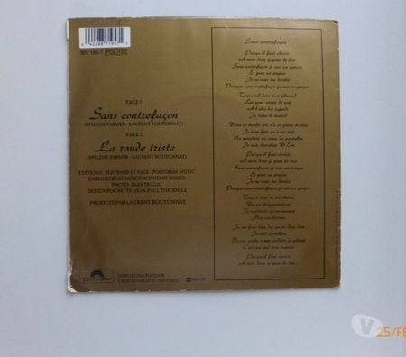 CDs Vendée Soullans - 85300 - Photos Vivastreet Pochettes vinyle Mylène Farmer Q: 4
