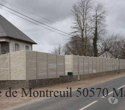 Photos Vivastreet cloture en beton déco.