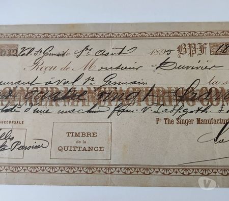 Collection Val-d'Oise Bernes sur Oise - 95340 - Photos Vivastreet Rare : Lot Of 370 Bills Of Exchange 