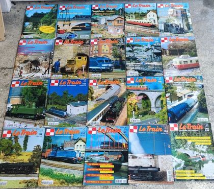 Collection Bernes sur Oise Val-d'Oise - Photos Vivastreet VINTAGE : Lot 36 Magazines LE TRAIN