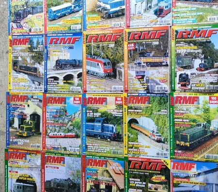 Collection Val-d'Oise Bernes sur Oise - 95340 - Photos Vivastreet VINTAGE : Lot de 40 Magazines RMF Rail Miniature