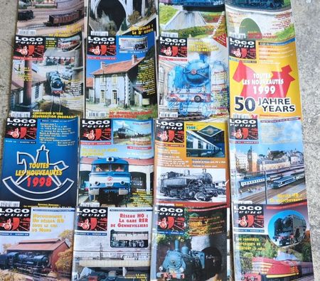 Collection Val-d'Oise Bernes sur Oise - 95340 - Photos Vivastreet VINTAGE : Lot De 32 LOCO REVUE Magazines
