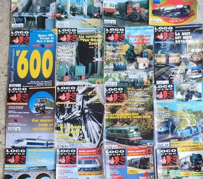 Collections Bernes sur Oise Val-d'Oise - Photos Vivastreet VINTAGE : Lot De 32 LOCO REVUE Magazines
