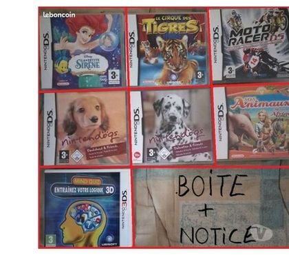 Jeux vidéo - consoles Frejus Var - Photos Vivastreet BOITE & NOTICE POUR DS jeux video