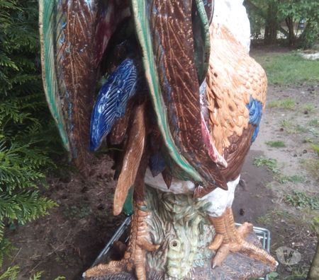 Décoration - art Val-d'Oise Bernes sur Oise - 95340 - Photos Vivastreet Unique COQ Géant En Céramique 1.14M X 1M Fin XIXe