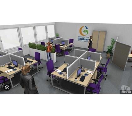 Bureaux Audenge Gironde - Photos Vivastreet (X-17960) Bureaux Vide 76 m²