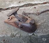 Cuers - Var — ancienne petite tête de lapin pour boule d'attelage de 34 mm
