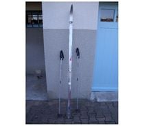 (2)-1 paire Skis de fond à farter Rossignol Carbon 44 Long
