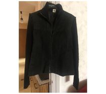 (156)-1 Veste noire femme manches tricot