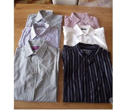 Vêtements occasion Roiffieux Ardèche - Photos Vivastreet (62)-6 Chemises manches longues, taille 41-42