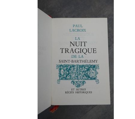 Livres occasion Yvelines Maurepas - 78310 - Photos Vivastreet L'homme au masque de fer - La Saint-Barthélémy