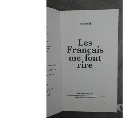 Livres occasion Yvelines Maurepas - 78310 - Photos Vivastreet Wolinski Les Français me font rire