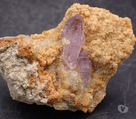 Collection Meurthe-et-Moselle Bertrichamps - 54120 - Photos Vivastreet Améthyste & Calcite , Carrière Capurru , Osilo , Sardaigne 