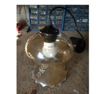 (38)-1 Lustre en verre avec ampoule