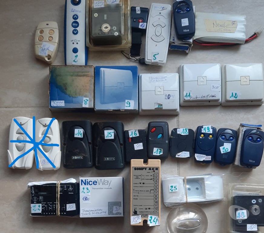  Loiret Orleans - Photos Vivastreet télécommandes somfy nice bubendorff SL 8000 et 9000 N