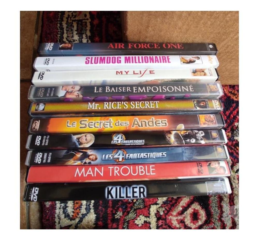 DVD occasion Vendée Soullans - 85300 - Photos Vivastreet DVD divers Quantité : 80 en très bon état