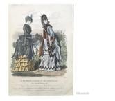 Gravure du 19ème siècle ( LE MONITEUR DES DAMES-DEMOISELLES)