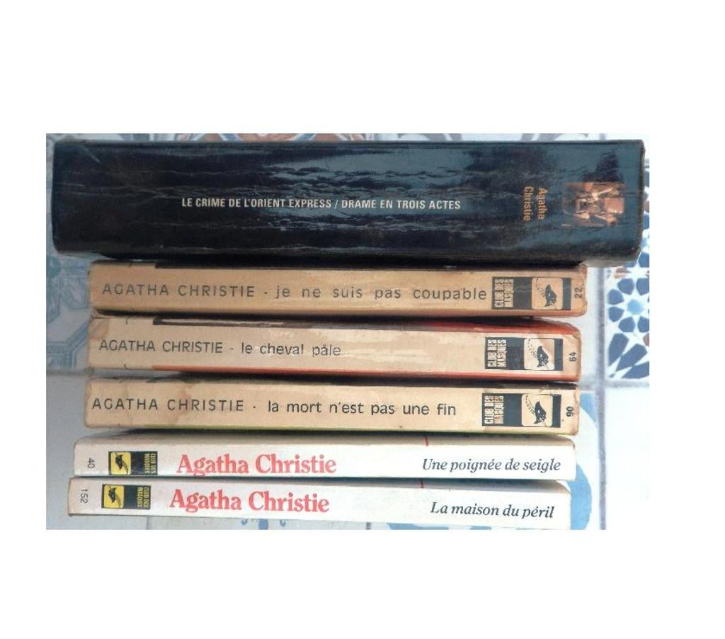 Livres occasion Hérault Castries - 34160 - Photos Vivastreet AGATHA CHRISTIE LOT DE 6 ROMANS POLICIERS 