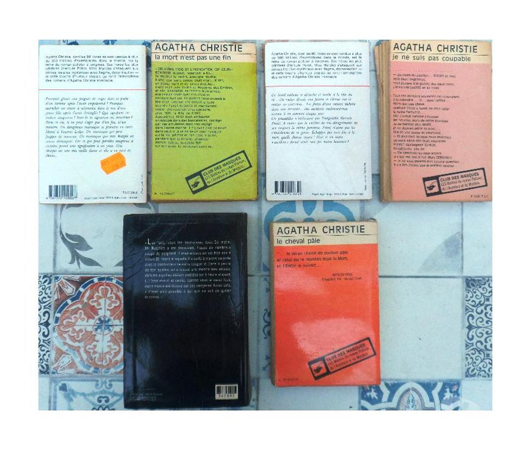 Livres occasion Hérault Castries - 34160 - Photos Vivastreet AGATHA CHRISTIE LOT DE 6 ROMANS POLICIERS 