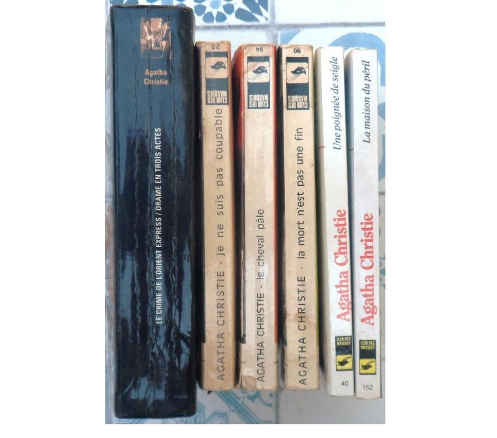 Livres occasion Hérault Castries - 34160 - Photos Vivastreet AGATHA CHRISTIE LOT DE 6 ROMANS POLICIERS 