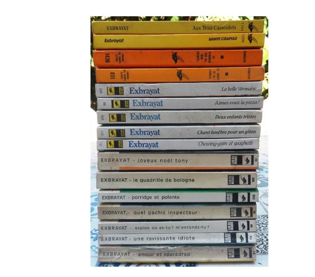 Livres occasion Hérault Castries - 34160 - Photos Vivastreet EXBRAYAT Lot de 16 romans policiers en bon état