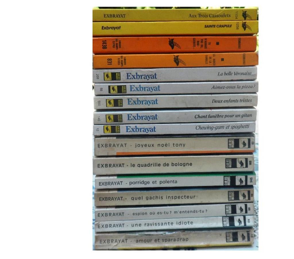 Livres occasion Hérault Castries - 34160 - Photos Vivastreet EXBRAYAT Lot de 16 romans policiers en bon état