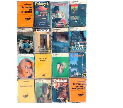 Livres occasion Castries Hérault - Photos Vivastreet EXBRAYAT Lot de 16 romans policiers en bon état