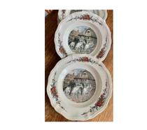 Assiette Porcelaine Antique OBERNAI SARREGUEMINES (Vintage)