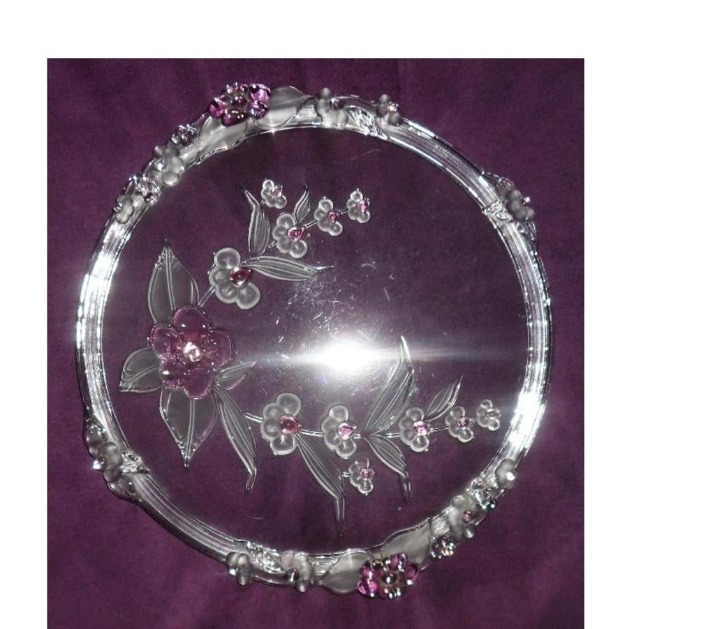 Ameublement & art de la table Hérault Castries - 34160 - Photos Vivastreet Très joli plateau et coupe en verre vintage AN 6070 