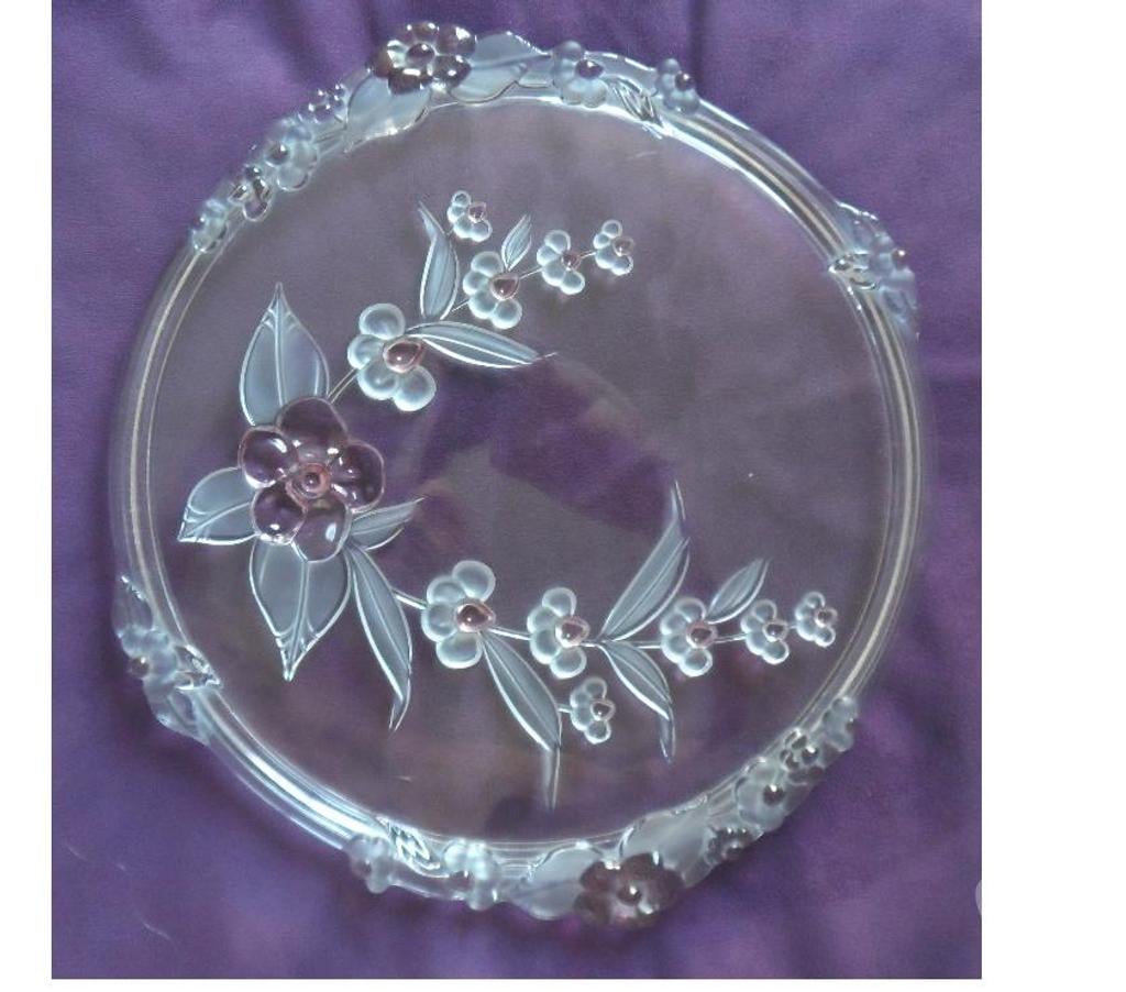 Ameublement & art de la table Hérault Castries - 34160 - Photos Vivastreet Très joli plateau et coupe en verre vintage AN 6070 