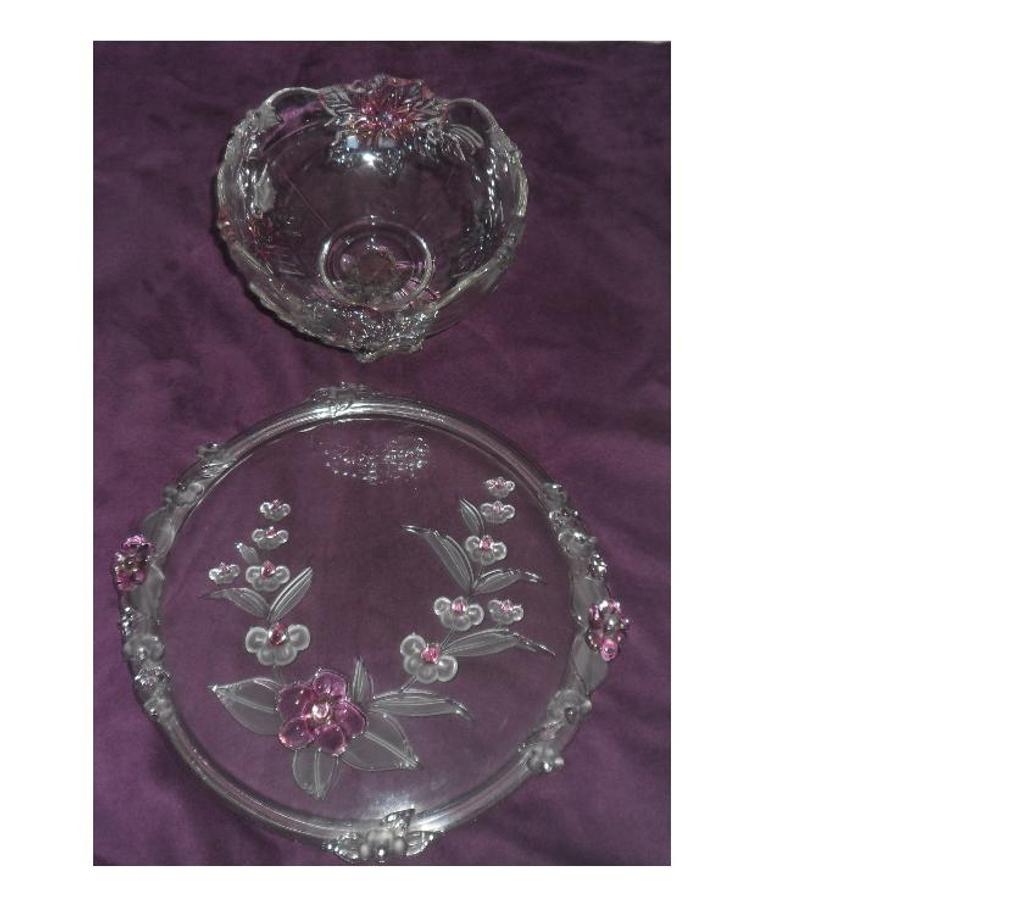 Ameublement & art de la table Hérault Castries - 34160 - Photos Vivastreet Très joli plateau et coupe en verre vintage AN 6070 