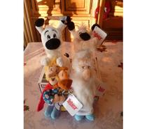 Peluches n°2 Asterix obelix lidl gaulois idefix collection m
