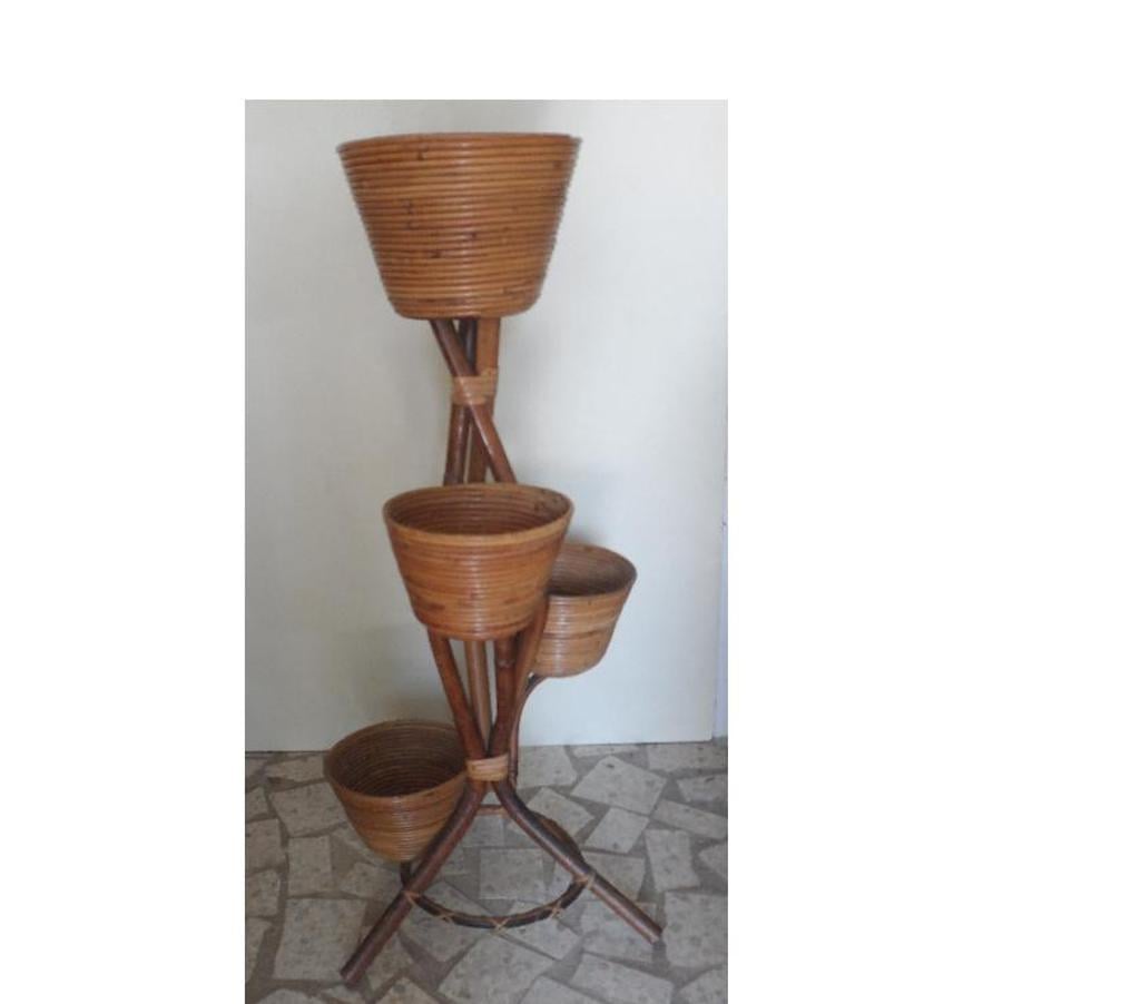 Décoration - art Hérault Castries - 34160 - Photos Vivastreet Porte pots de fleurs ou plantes en bambou naturel AN 5060 