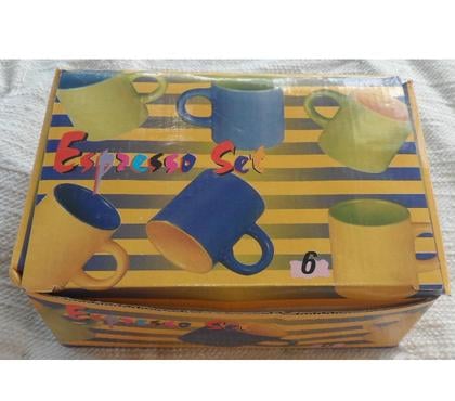 Ameublement - art de la table Castries Hérault - Photos Vivastreet Carton de 6 tasses à café neuves de différentes couleurs 