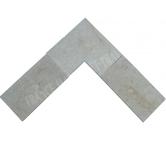 travertin margelle angle arrondi 61x61 pour margelle 30.5