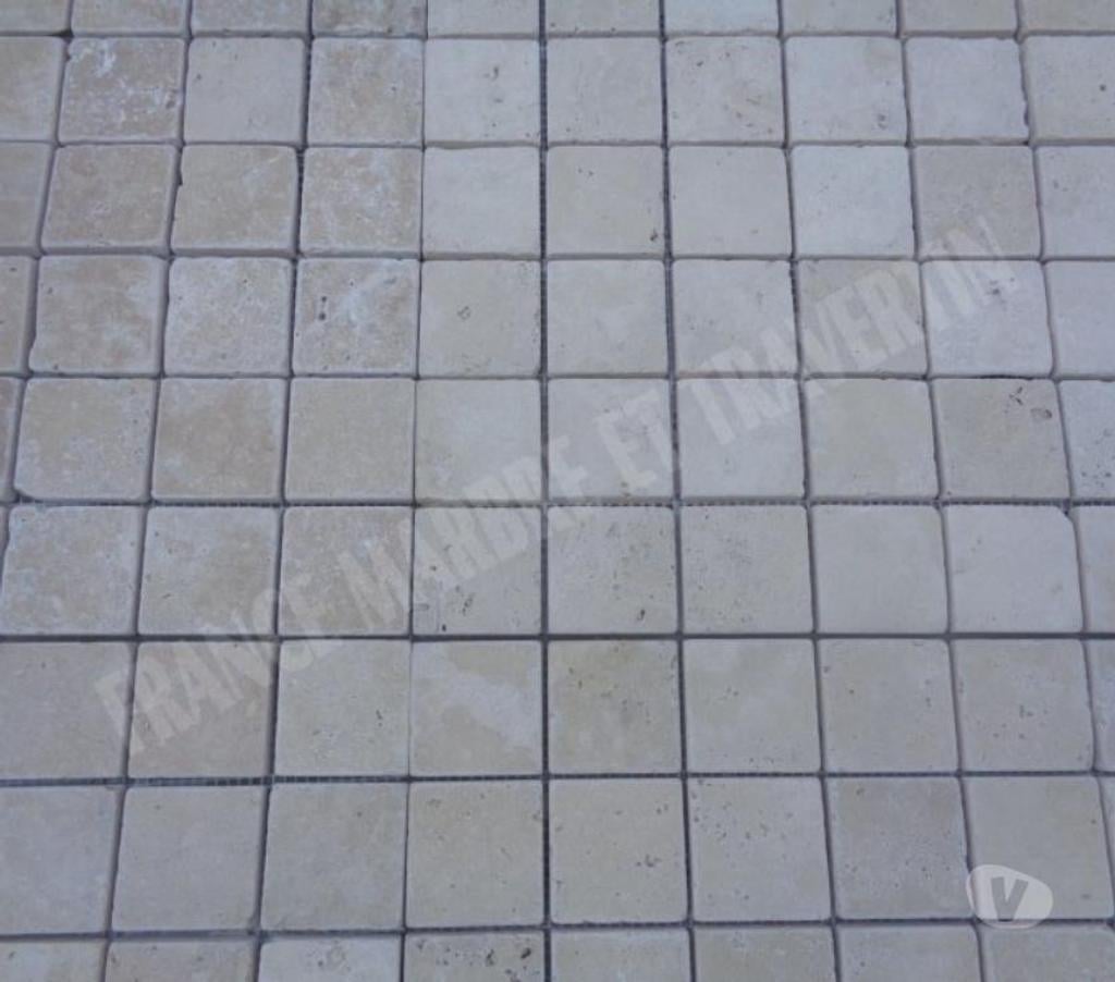  Vaucluse Valreas - 84600 - Photos Vivastreet mosaique beige clair 4.8x4.8 travertin 1er choix