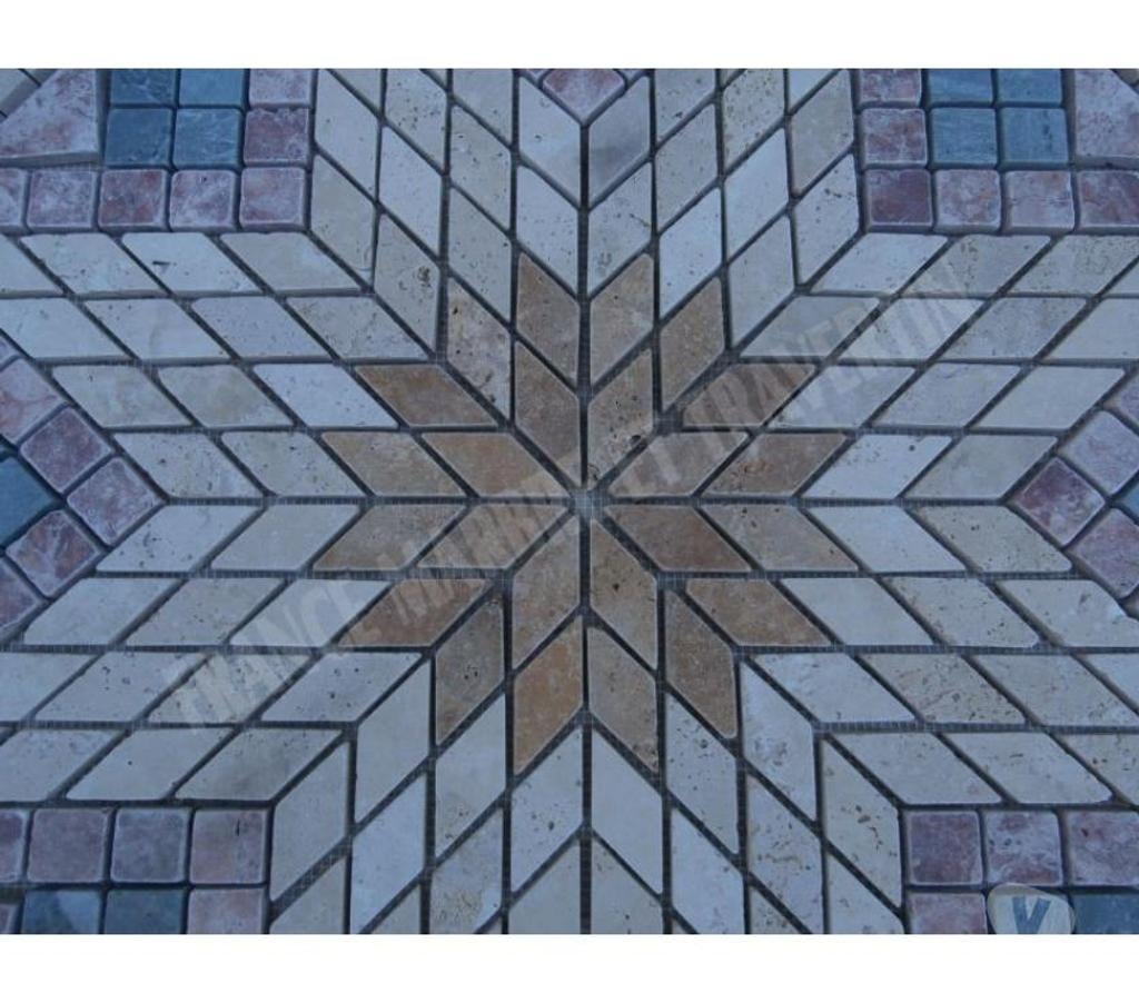  Vaucluse Valreas - 84600 - Photos Vivastreet rosace travertin multicolor 91x91