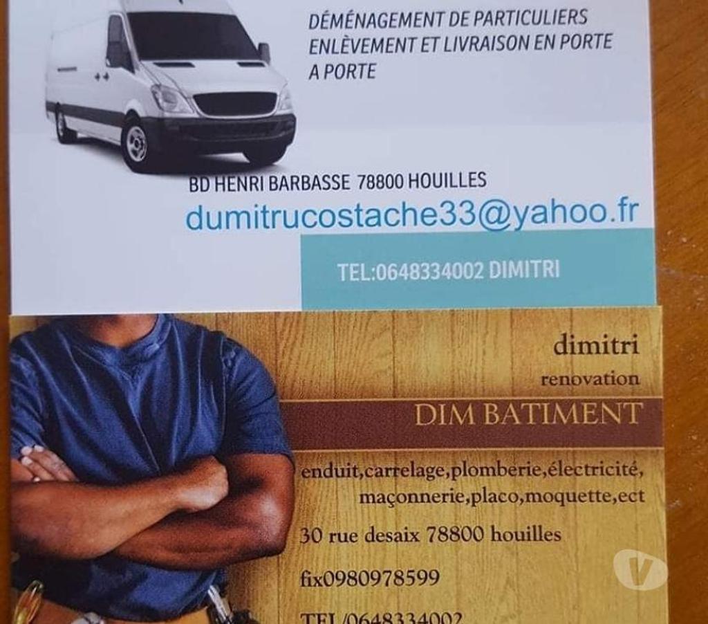 Déménageurs Yvelines Houilles - 78800 - Photos Vivastreet Transports et déménagements