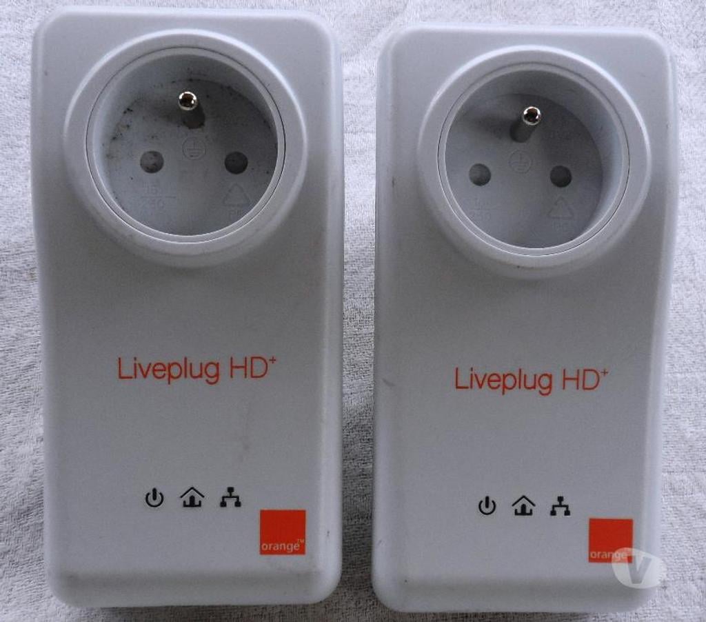 Informatique Hérault Castries - 34160 - Photos Vivastreet Orange 2 prises LIVEPLUG HD+Adaptateur CPL 200Mbps 220 volts