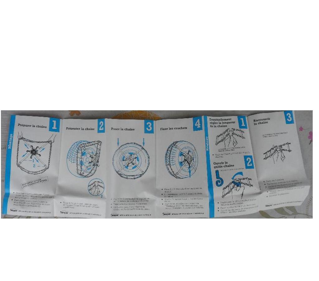 Pièces et services auto Hérault Castries - 34160 - Photos Vivastreet Chaînes neige Siepa TRAK 3 à l’état de neuf, facile à monter