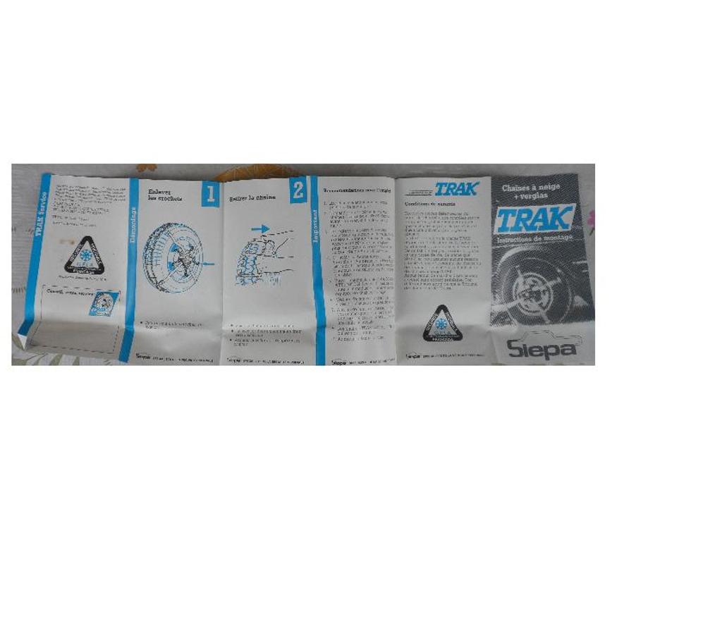 Pièces et services auto Hérault Castries - 34160 - Photos Vivastreet Chaînes neige Siepa TRAK 3 à l’état de neuf, facile à monter