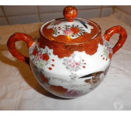 Ameublement & art de la table Fontenay le Fleury Yvelines - Photos Vivastreet SUCRIER Porcelaine Japonaise Décor oiseau et Fleurs